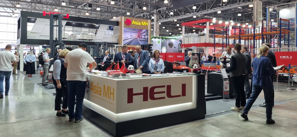 Asia MH на выставке CeMAT RUSSIA 2024: подъемно-транспортное оборудование HELI на высоте!